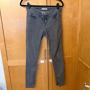 Joie Grey Straight Leg Jeans | Classic Slim Fit Denim